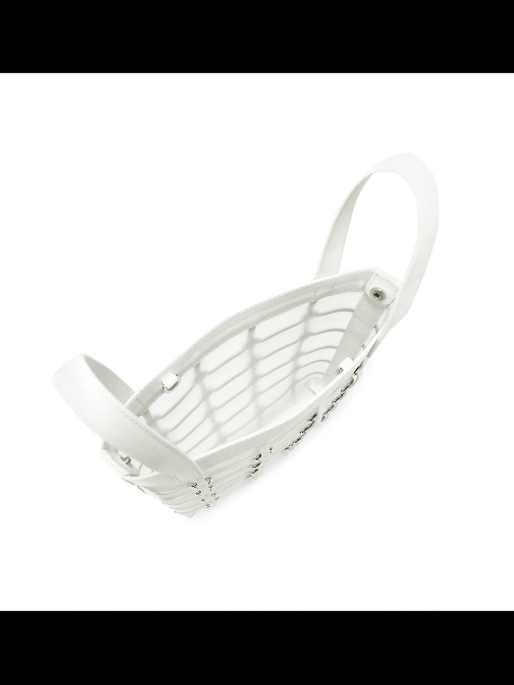3.1 Phillip Lim Mini Billie Twisted Cage Tote White NWOT - Picture 4 of 8